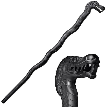 Gsm 2024 Cold Steel Dragon Walking Stick Stick Polypropylene Steel CLD-91PDR